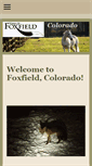 Mobile Screenshot of foxfieldcolorado.com